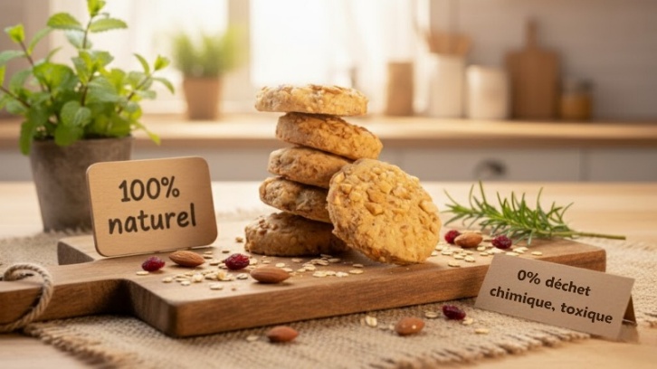 Biscuits SON de BLÉ — 100% naturel, 0% déchet chimique toxique